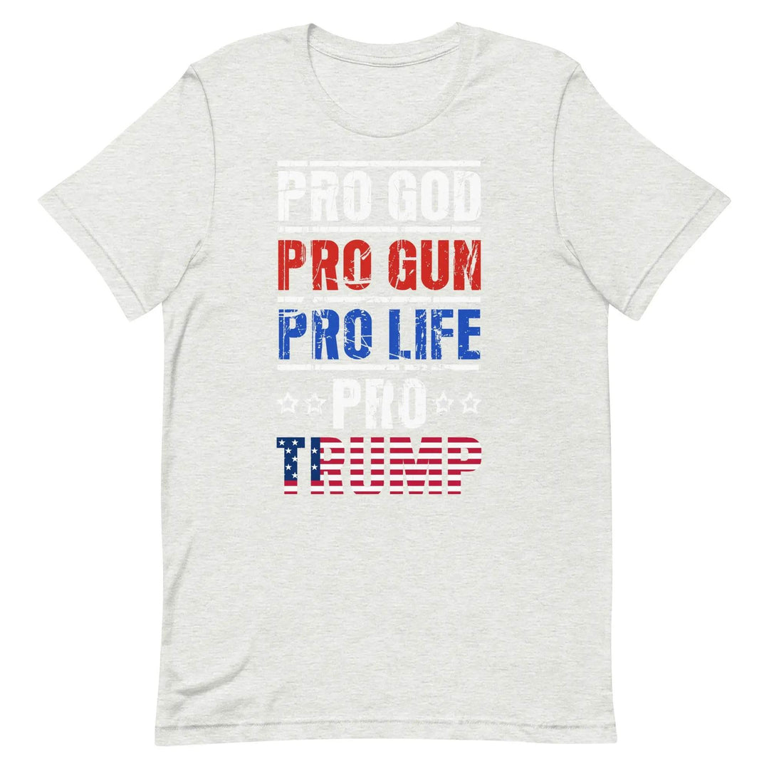 Pro God Pro Trump Shirt – Conservative Christian Patriotic Tee for Men &amp; Women