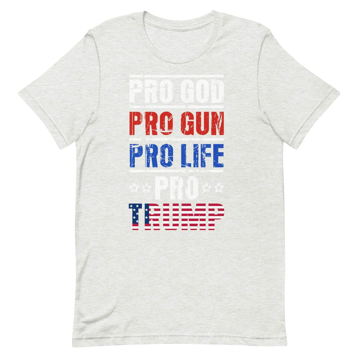 Pro God Pro Trump Shirt – Conservative Christian Patriotic Tee for Men &amp; Women