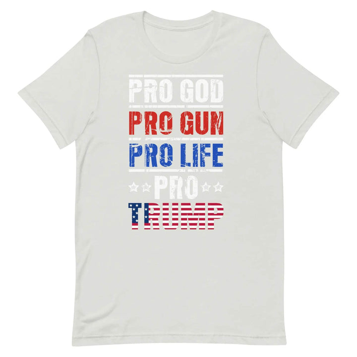 Pro God Pro Trump Shirt – Conservative Christian Patriotic Tee for Men &amp; Women