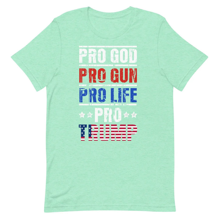 Pro God Pro Trump Shirt – Conservative Christian Patriotic Tee for Men &amp; Women