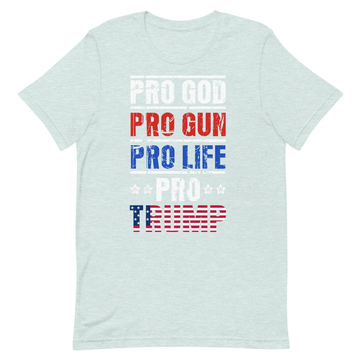 Pro God Pro Trump Shirt – Conservative Christian Patriotic Tee for Men &amp; Women