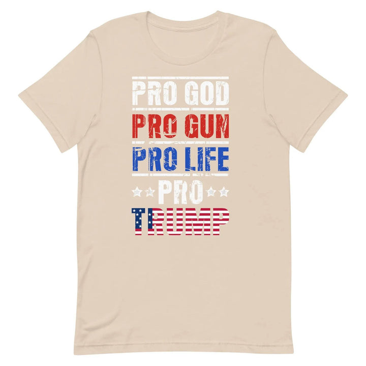 Pro God Pro Trump Shirt – Conservative Christian Patriotic Tee for Men &amp; Women