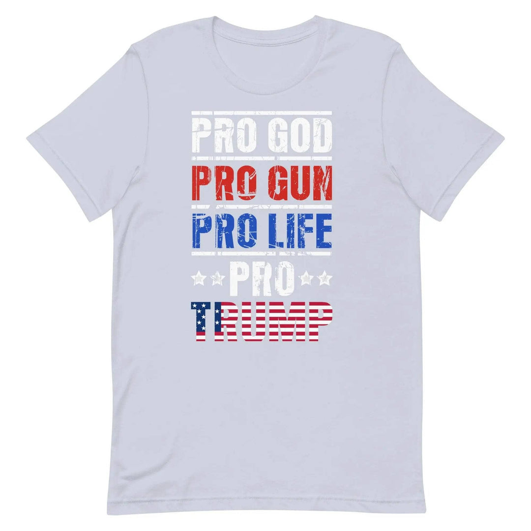 Pro God Pro Trump Shirt – Conservative Christian Patriotic Tee for Men &amp; Women
