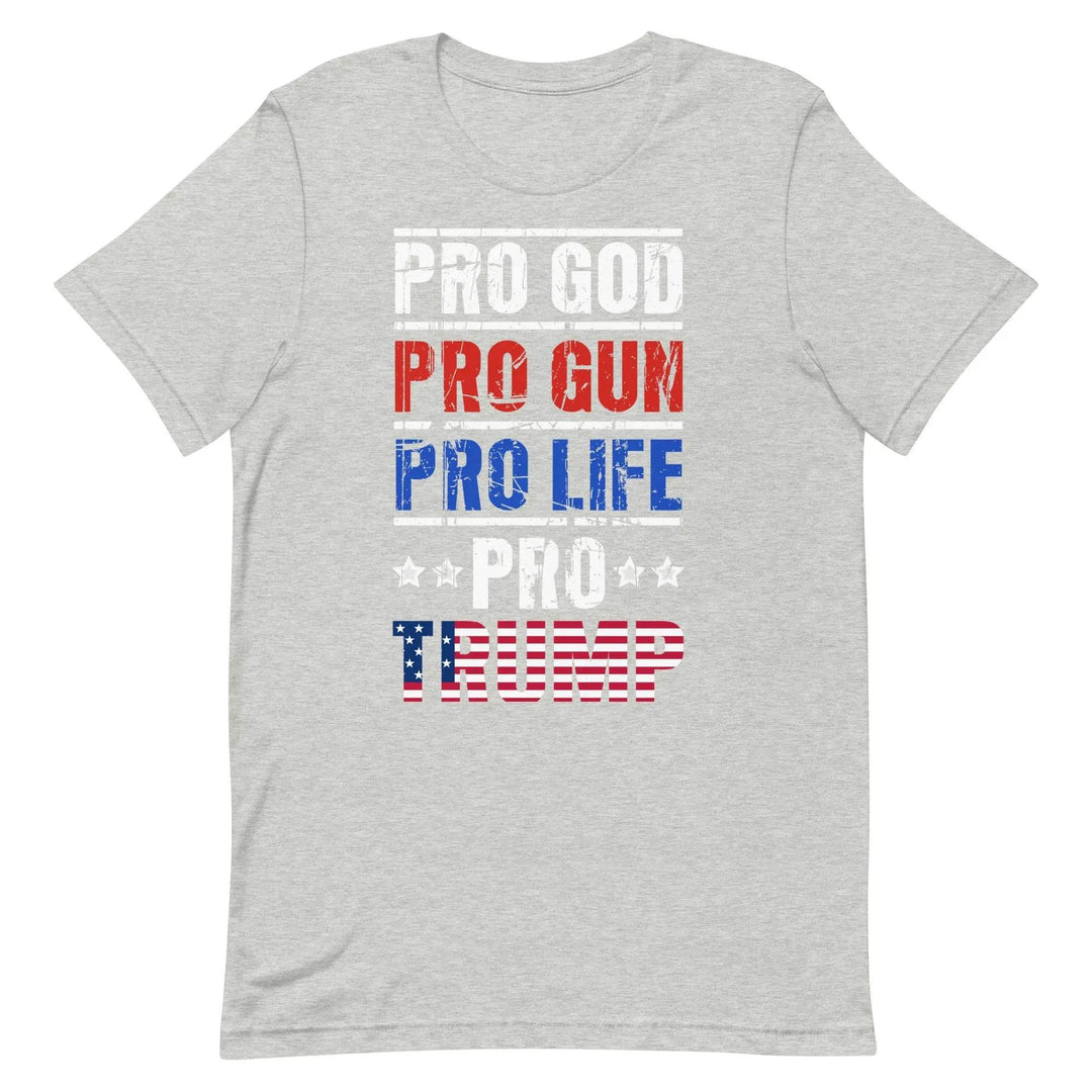 Pro God Pro Trump Shirt – Conservative Christian Patriotic Tee for Men &amp; Women