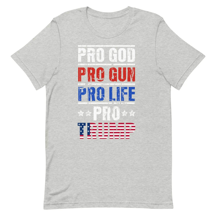 Pro God Pro Trump Shirt – Conservative Christian Patriotic Tee for Men &amp; Women