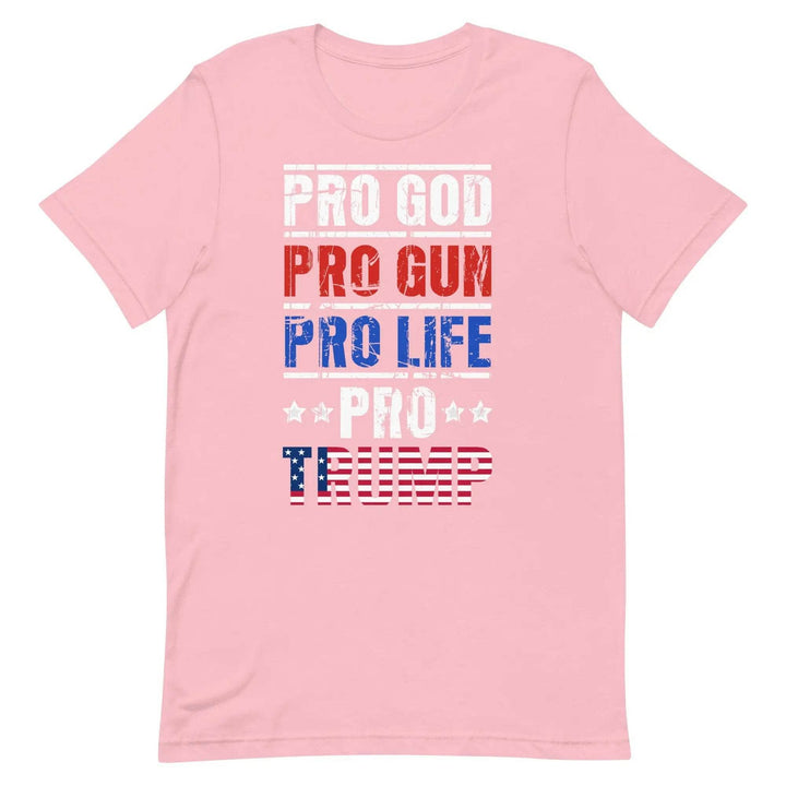 Pro God Pro Trump Shirt – Conservative Christian Patriotic Tee for Men &amp; Women