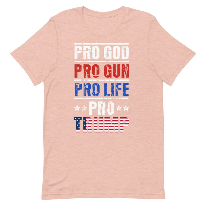 Pro God Pro Trump Shirt – Conservative Christian Patriotic Tee for Men &amp; Women