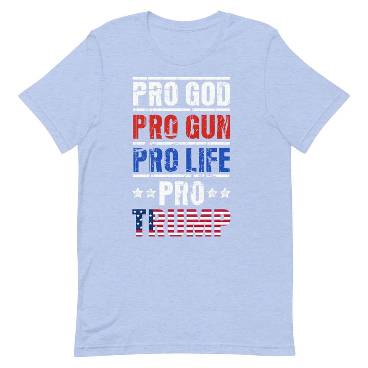 Pro God Pro Trump Shirt – Conservative Christian Patriotic Tee for Men &amp; Women