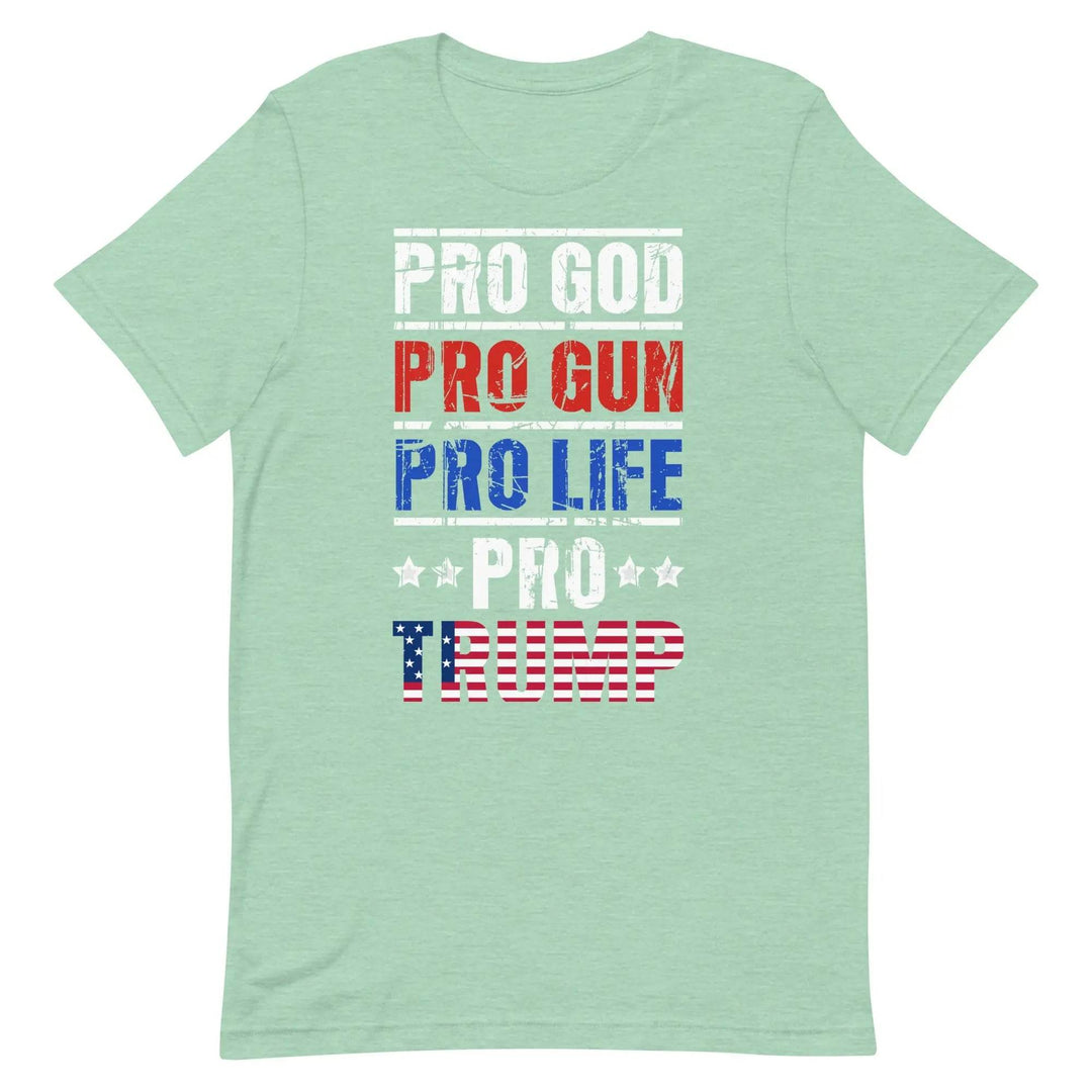 Pro God Pro Trump Shirt – Conservative Christian Patriotic Tee for Men &amp; Women