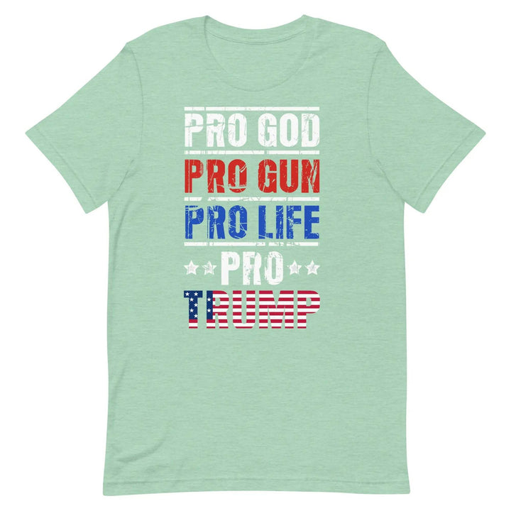 Pro God Pro Trump Shirt – Conservative Christian Patriotic Tee for Men &amp; Women