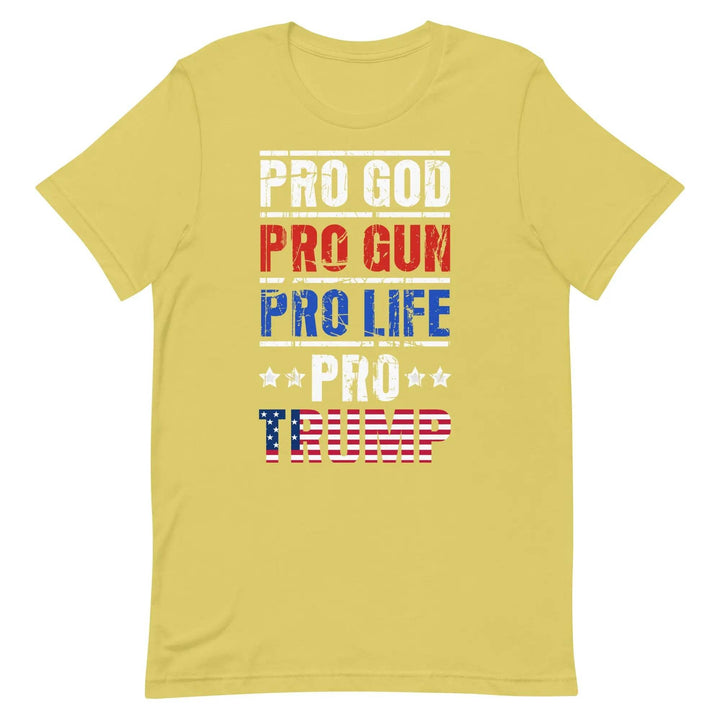 Pro God Pro Trump Shirt – Conservative Christian Patriotic Tee for Men &amp; Women