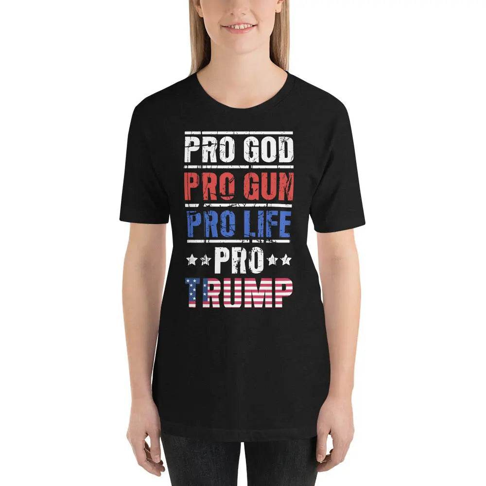 Pro God Pro Trump Shirt – Conservative Christian Patriotic Tee for Men &amp; Women