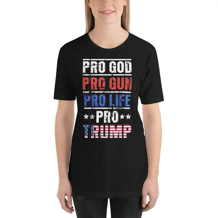 Pro God Pro Trump Shirt – Conservative Christian Patriotic Tee for Men &amp; Women