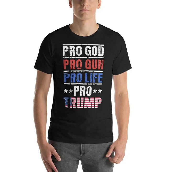 Pro God Pro Trump Shirt – Conservative Christian Patriotic Tee for Men &amp; Women