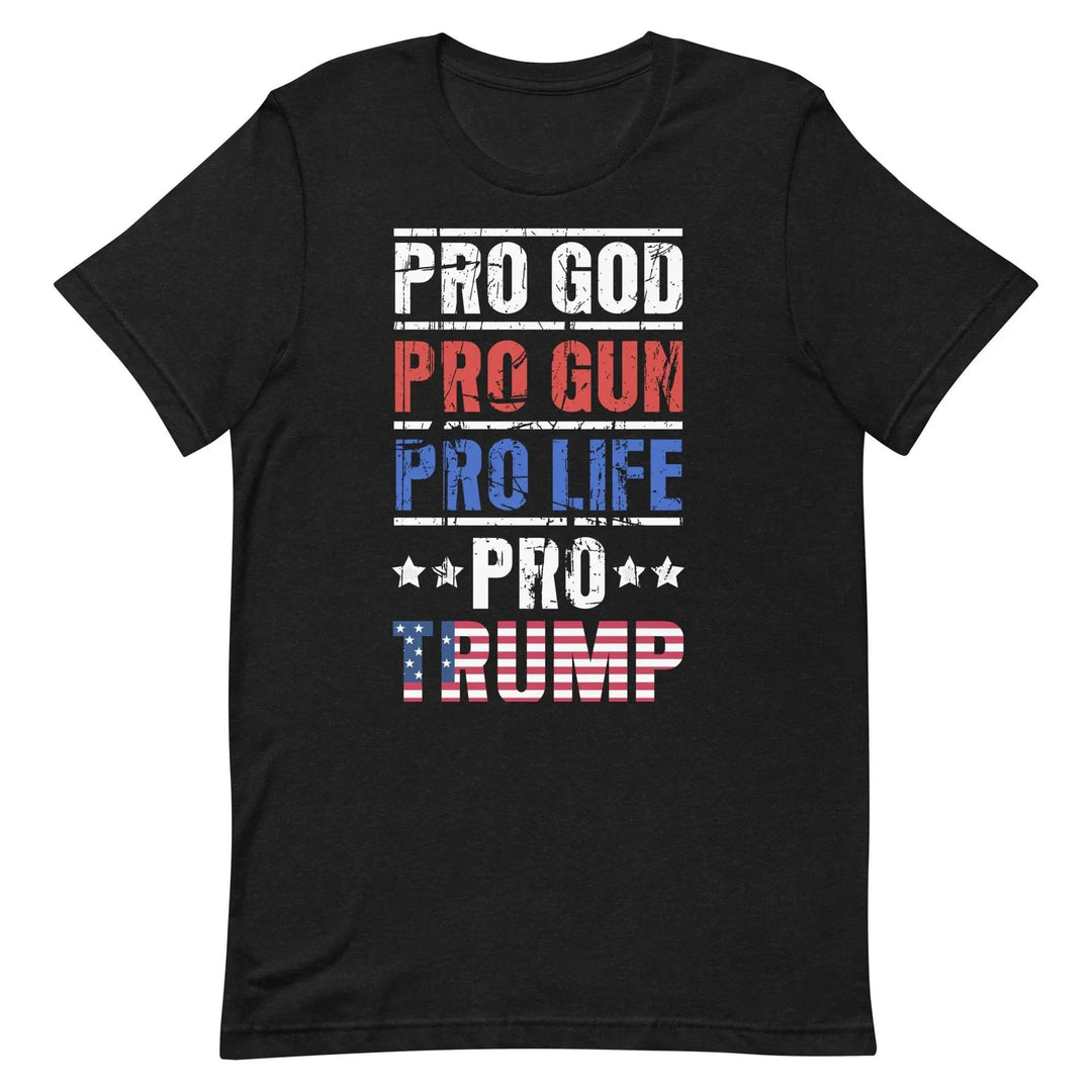 Pro God Pro Trump Shirt – Conservative Christian Patriotic Tee for Men &amp; Women