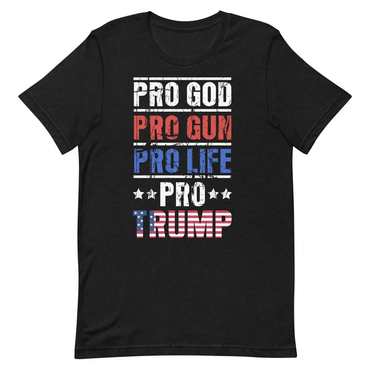 Pro God Pro Trump Shirt – Conservative Christian Patriotic Tee for Men &amp; Women