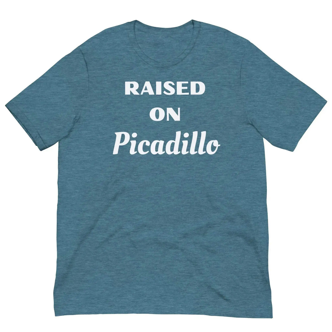 “Raised on Picadillo” Cuban Heritage Unisex T-Shirt – Miami Food Culture Tee