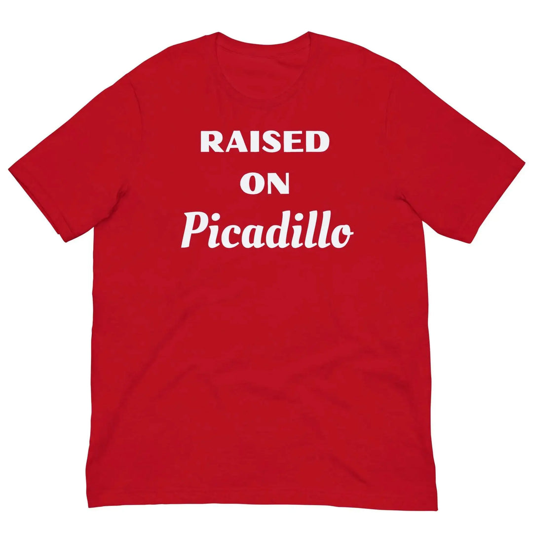 “Raised on Picadillo” Cuban Heritage Unisex T-Shirt – Miami Food Culture Tee