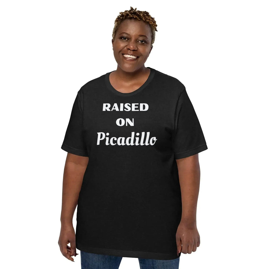 “Raised on Picadillo” Cuban Heritage Unisex T-Shirt – Miami Food Culture Tee