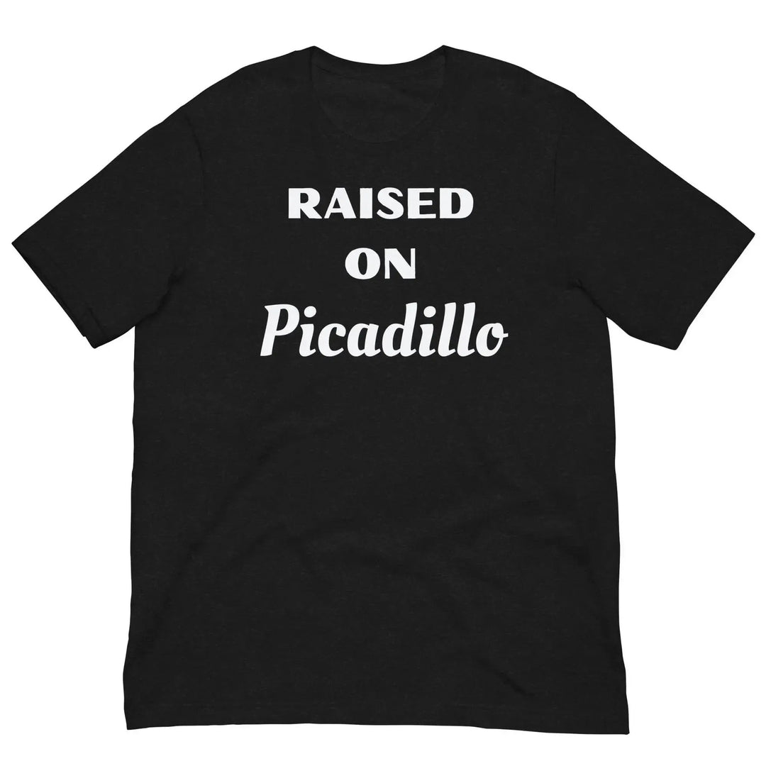 “Raised on Picadillo” Cuban Heritage Unisex T-Shirt – Miami Food Culture Tee