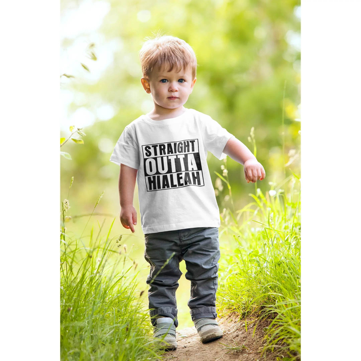 Straight Outta Hialeah T-Shirt – Funny Cuban Miami Streetwear Tee for 305 Locals