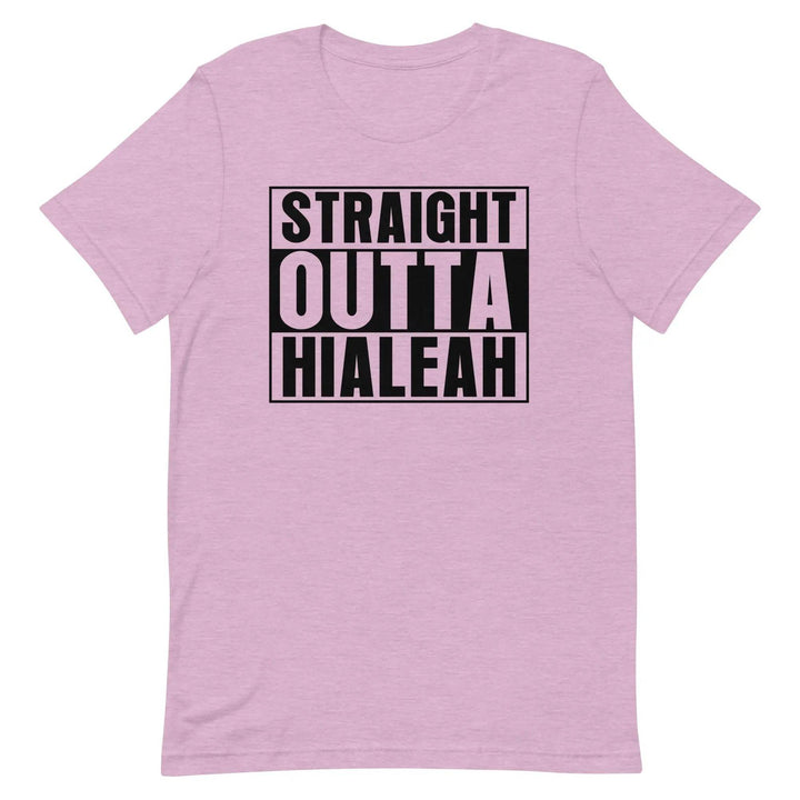 Straight Outta Hialeah T-Shirt – Funny Cuban Miami Streetwear Tee for 305 Locals
