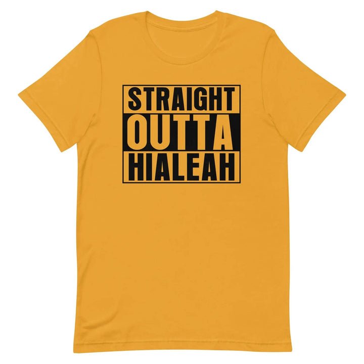 Straight Outta Hialeah T-Shirt – Funny Cuban Miami Streetwear Tee for 305 Locals