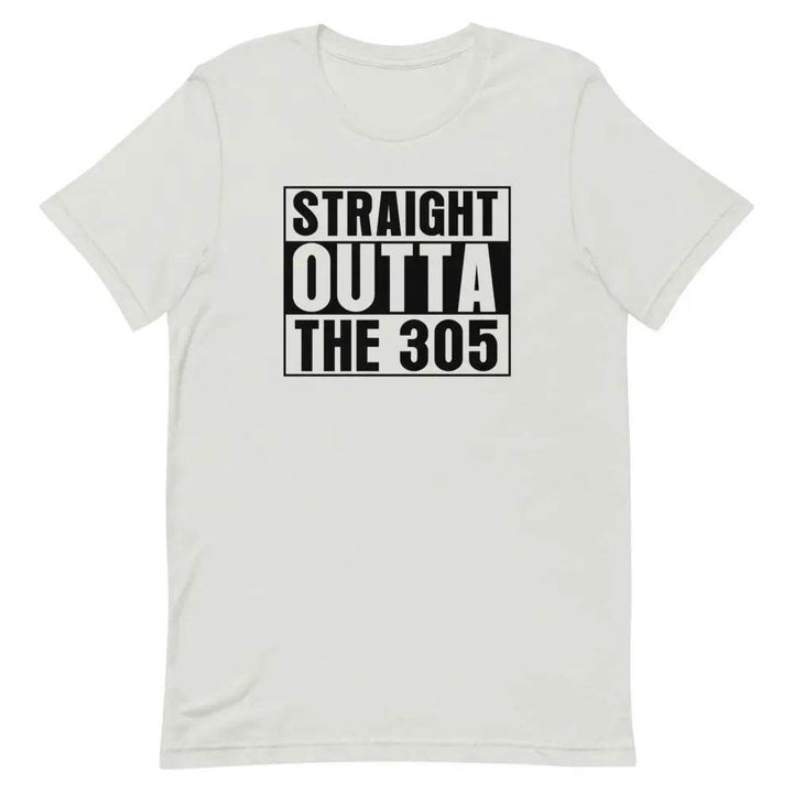 Straight Outta the 305 T-Shirt – Miami Cuban Pride Tee with Hialeah Heat &amp; Spanglish Vibes