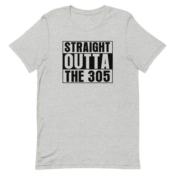 Straight Outta the 305 T-Shirt – Miami Cuban Pride Tee with Hialeah Heat &amp; Spanglish Vibes