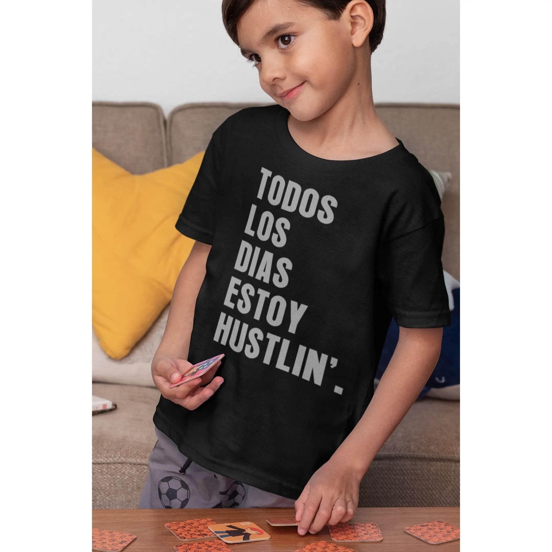 Todos Los Días Estoy Hustlin T-Shirt – Spanglish Hustle Tee for Latino Go-Getters & Everyday Grinders