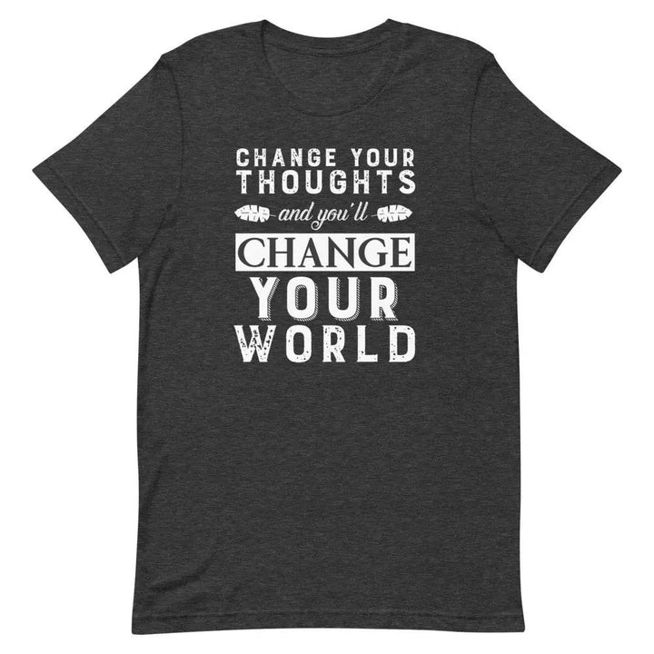 Change your thoughts and you'll change your world - Short-sleeve unisex t-shirt - Miami 305 Shirts