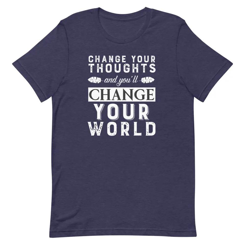 Change your thoughts and you'll change your world - Short-sleeve unisex t-shirt - Miami 305 Shirts