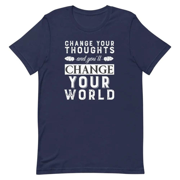 Change your thoughts and you'll change your world - Short-sleeve unisex t-shirt - Miami 305 Shirts