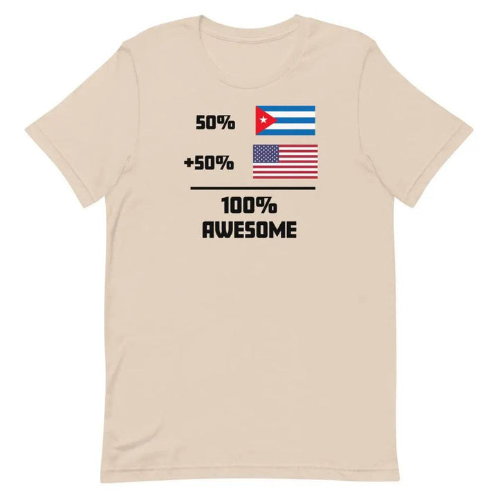 100% Awesome! - Short-sleeve unisex t-shirt - Miami 305 Shirts