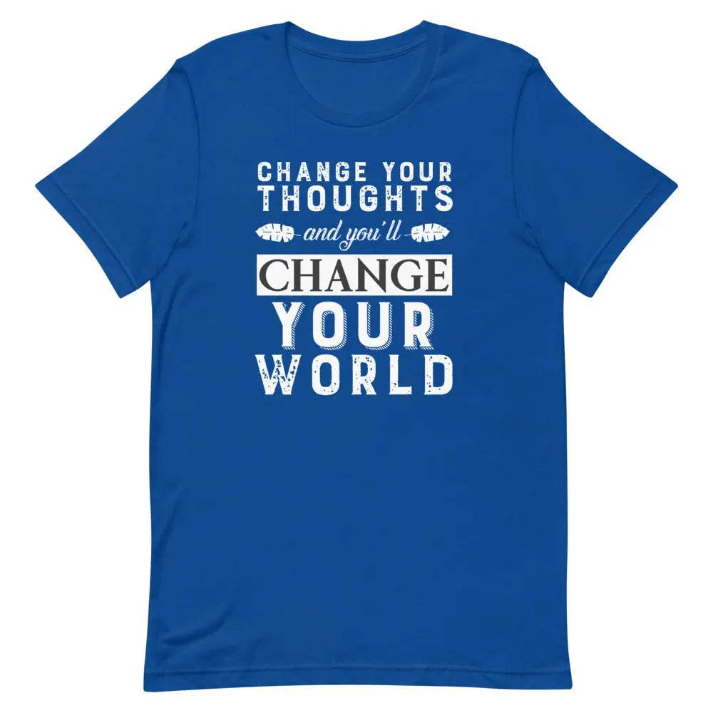Change your thoughts and you'll change your world - Short-sleeve unisex t-shirt - Miami 305 Shirts