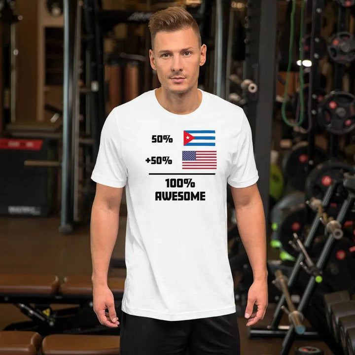 100% Awesome! - Short-sleeve unisex t-shirt - Miami 305 Shirts
